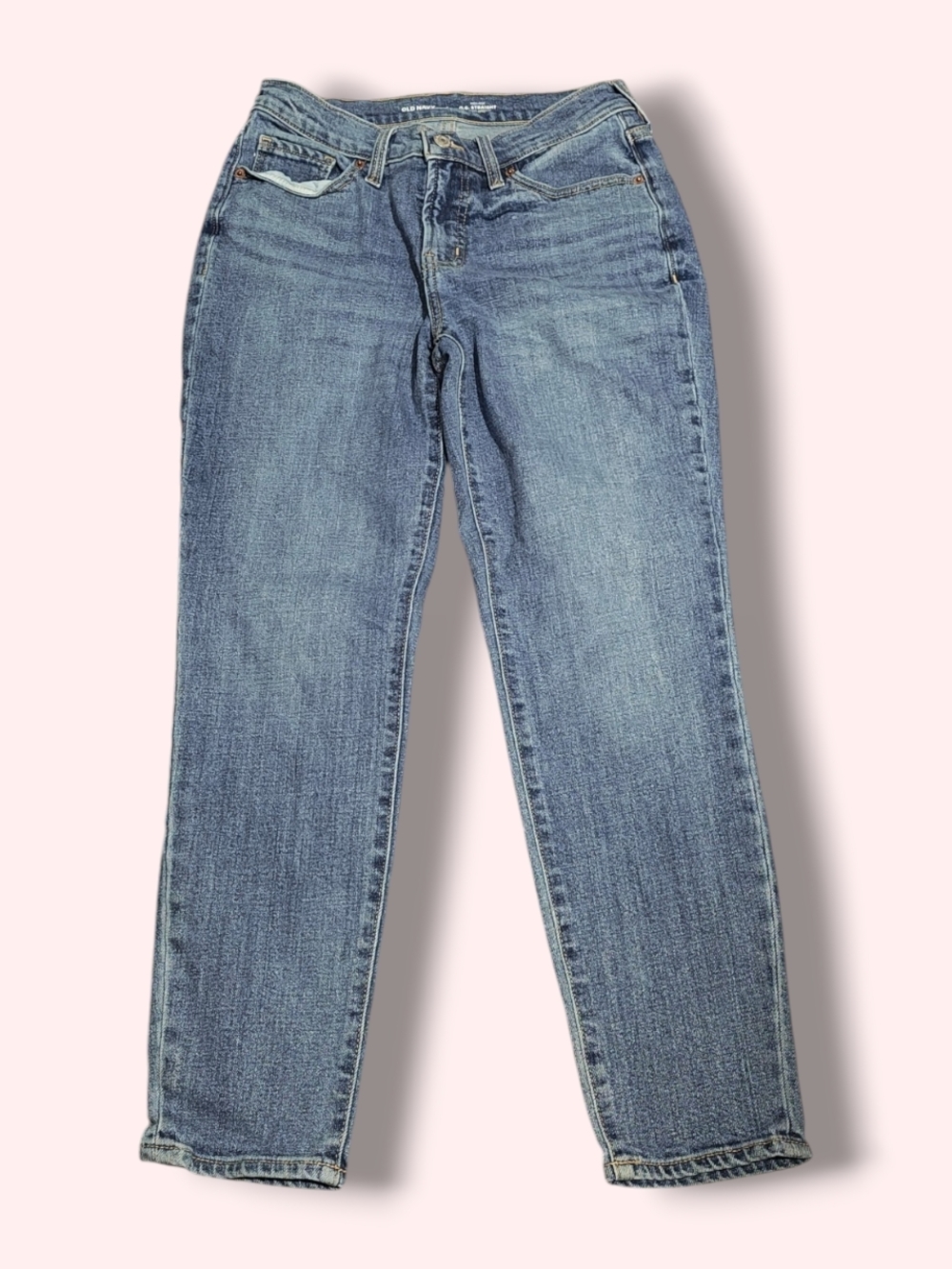 Old Navy Women's Light Blue Straight-Leg Jeans